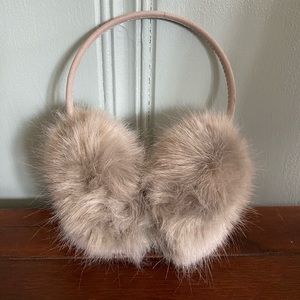 RH faux fur ear muffs
